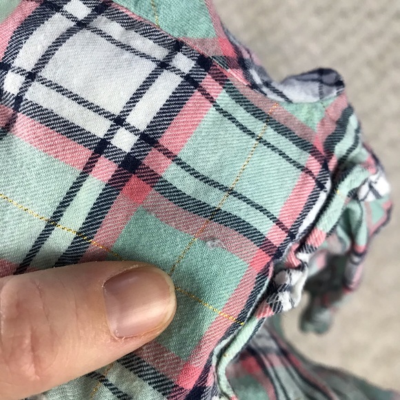 Carter’s Baby Girl Outfit Plaid Top Gray Pants 9M - Picture 5 of 5